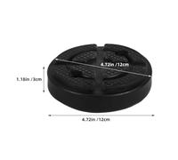 OHPHCALL 2pcs Floor Jack Stand Rubber Pads Wear-resistant and Pressure-resistant Jack Pads for Trailer and Car Lift Accessories