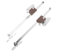 OHPHCALL 2Pcs Heavy Duty Cabinet Door Hinges Brown Gas Pressure Rod Lift Support for Kitchen Wardrobe Bookcase Furniture Hydraulic Flipping Door Stable Reliable