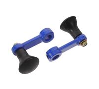 OHPHCALL 2pcs Heavy-Duty Metal Crank Winch Handles for Tractor Tiller, Universal Fit Manual Rotary Cultivator Attachments Suitable for Farm and Garden Use