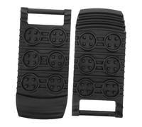 OHPHCALL 2pcs Heavy-duty Tire Traction Mats with Enhanced Grip for Snow Mud Off-road Boards Portable Anti-slip Escape Pads for Suvs Trucks Campers Emergency Use