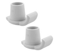 OHPHCALL 2pcs Lightweight and Portable Walker Ski Glides Anti-Slip Replacement Pads for Seniors and Disabled Users, Sturdy Pa and TPR Material, for Parks and ICY Surfaces,