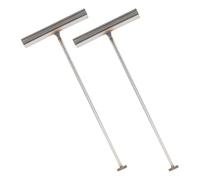 OHPHCALL 2pcs Manhole Cover Lifter Stainless Steel Hook Multifunctional Design Safe Reliable Features Heavy Duty Manhole Lifter for Work and Daily Life Suitable for Sewer Cargo Lifting