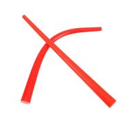 OHPHCALL 2pcs Plastic Caulk Tool Set with One Straight and One Angled Nozzle Precision Application Minimizing Glue Waste Red Pp Nozzles for Glass Glue Professional Construction and DIY Home