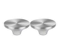 OHPHCALL 2pcs Pot Lid Knobs Stainless Steel Kitchen Accessories Heat-Resistant Anti-scalding Nonslip Pot Cover Knobs Replacement Handles for Cookware