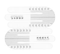 OHPHCALL 2Pcs Pupil Distance Measuring Tool Precision Measurement Material for Opticians Travel Use