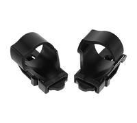 OHPHCALL 2pcs Quick Release Snorkel Clip for Mask Dual-loop Diving Hose Holder Lightweight Plastic Scuba Accessory for Secure Strap Connection Compact and Travel-friendly