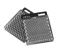OHPHCALL 2pcs Reflective Panels Retroreflective Photoelectric Sensor Reflector Accessory with Mirror Reflection Technology and High Compatibility for Photoelectric Devices in Safety