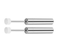 OHPHCALL 2pcs Soft Close Damper Slow Close Trash Can Piston, Nickel Plated Iron, Silver, 55~59 N Load Capacity, Noise Control, for Garbage Can and Trash Bin, Kitchen and Event Use