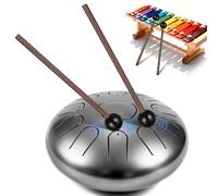 OHPHCALL 2pcs Sound Healing Drum Mallets Wooden Drum Mallet with Rubber Bell Heads Portable and Versatile Use for Percussion Instruments and Tambourines at School or Performance