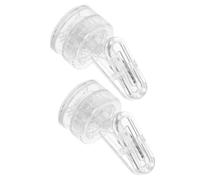 OHPHCALL 2pcs Suction Cup Glove Hanger Wall-Mounted Rotatable Plastic Dual Clip Holder for Dish Gloves and Towels, Kitchen Use, Tile Walls
