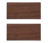 OHPHCALL 2Pcs Walnut Plywood Sheets Unfinished Hardwood Board Solid Wood Planks with Authentic Walnut Grain Coffee Color for Versatile DIY Applications Tabletop Projects Easy Sanding