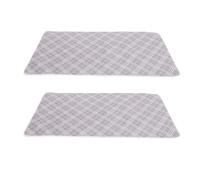OHPHCALL 2pcs Washable Guinea Pig Pee Pads Reusable Leakproof Small Animal Bedding Mat Soft Absorbent Cage Liners for Rabbits Hamsters and Small Pets