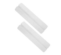 OHPHCALL 2pcs White Floor Height Ramp and Anti-kick Pedal for Gate Doorway Gap Bridge, Door Transition Strip for Stair Gate Safety and Pet Protection