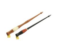 OHPHCALL 2pcs Wooden Oblique Dip Pen Holder with Detachable Adjustable Brass Flange Calligraphy and Manga Drawing Writing Supplies Beginner-friendly English Calligraphy Nib Holder