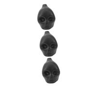 OHPHCALL 3pcs Halloween Death Whistle Decoration Skull Whistle for Spooky Parties Unique Sound for Halloween Events Intricate Design Cultural Art