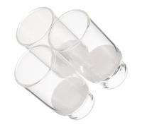 OHPHCALL 3pcs Ml Laboratory Glass Crucible with Sand Core for Sample Filtration and Solid Liquid Separation, Heat Resistant Glass Crucible for Small Scale Experiments and Research Lab Use