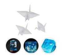 OHPHCALL 3pcs Silicone Mini Resin Mold Filler for Making Vivid Sky and Ocean Landscape Modeling Pieces, DIY Lifelike Decorative Craft Supplies for Arts and Crafts