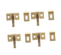 OHPHCALL 4 Sets Pure Copper Window Locks Vintage Style Bird-Shaped Window Latch with Screws Cabinet Door Catch for Security and Anti-Theft and Cabinet Doors