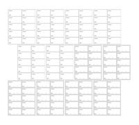 OHPHCALL 40 Sheets Removable Freezer Food Labels Stickers for Organizing Refrigerator and Food Preservation, White PVC Material Handwriting that Will Not Fade, Convenient Label Stickers