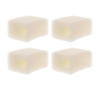 OHPHCALL 4pcs Aquarium Filter Sponge Pads for Fish Tank Internal Filter, Beige Sponge with Super Toughness and Pressure Resistance, for Small Flow Circulation System and Water Bodies