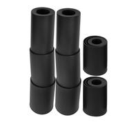 OHPHCALL 4Pcs Black Nonskid Telescoping Cover for Office Chair Gas Cylinder Lift Protection Fit Dustproof Sleeve Lightweight Portable Chair Repairing Kit