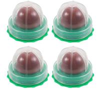 OHPHCALL 4PCS Catnip Lollipop Kitten Treats with Natural Catnip Vitamin Pudding Safe Edible Snack for Cats Random Flavor Healthy Tongue Activity Enhancer