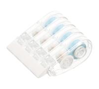 OHPHCALL 4pcs Double Sided Glue Tape Tape Dispenser for Scrapbooking and DIY, Plastic Material, Cuttable Length, Effortless to Use, for Journaling and Craft Projects