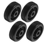 OHPHCALL 4pcs Gym Pulley Roller Replacement Parts Universal Wheel for Treadmill and Fitness Equipment, Black Pp and Pa Plastic, Easy Mobility, Versatile Use for Home Gym Setup