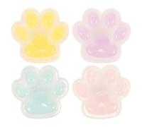 OHPHCALL 4pcs Lightweight Plastic Diamond Drawing Fixators Magnet, Practical Cat Paw Design Diamond Art Accessories for DIY Embroidery and Crafting