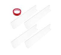 OHPHCALL 4Pcs Pet Window Sill Protector for Dogs and Cats - Scratch-Resistant Plastic Guard with Nano Adhesive, 28X7Cm, Pet-Friendly Window Edge Protection for Home