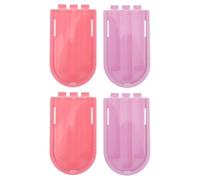 OHPHCALL 4pcs Plastic Sewing Needle Storage Case 3 Compartments for Efficient Organization and Portable Design, for Hand Sewing and Embroidery on The Go