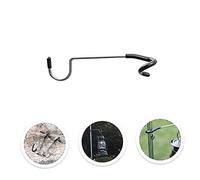 OHPHCALL 4pcs Stainless Steel Camping Light Hooks with Skid Rubber Sleeve Spiral Tree Branch and Tent Pole Hangers for Outdoor Lanterns Bird Feeders String Lights Multipurpose Camping