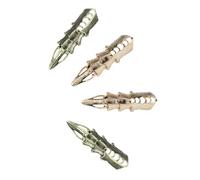 OHPHCALL 4pcs Unique Chic Alloy Finger Rings Bendable Metal Joint Rings Gold Antique Bronze Durable Comfortable Full Finger Knuckle Jewelry for Women and Men