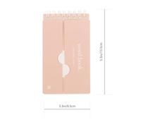 OHPHCALL 4pcs Vocabulary Cards Portable Notepad Paper Assorted Colorful Memo Cards for DIY Projects and Taking Notes in House Random Color