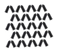 OHPHCALL 500pcs Black Plastic Dispensing Needle Cap for Glue Bottle Nozzle Tips with Lightblocking Protection and Waste Reduction, for Professional Industrial and Construction Scenarios