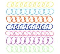 OHPHCALL 500pcs Multi-color Elastic Pet Hair Bands High-elastic Rubber Rings for Dog Cat Grooming DIY Accessories