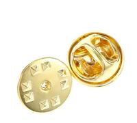 OHPHCALL 50pcs Golden Metal Butterfly Clutch Pin Backs Replacement for Service Bars and Jewelry, Nickel Plated Brass Material, Keep a Tie in Place, Suitable for Badge Fasteners