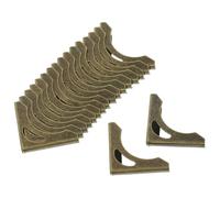OHPHCALL 50pcs Metal Book Corner Protectors Small Antique Style Album Corners for Decoration and Protecting Book Or Purse Edges, for Cardmaking and DIY Crafts