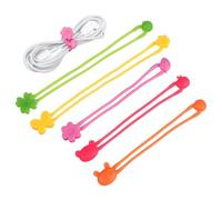 OHPHCALL 5pcs Silicone Elastic Bands Kitchen Bands Flexible Washable Bento Box Straps for Food Container Sealing and Vegetable Bundling Reusable Colorful Silicone for Home and Travel