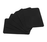 OHPHCALL 6pcs Erasable Price Boards PVC Black Rewritable Price Tags Easy to Write Sturdy Advertising Clips for Shops and Other Places in Need