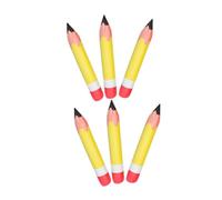 OHPHCALL 6pcs Inflatable PVC Pencil Classroom Decoration Back to School Balloons Safe Lightweight School Supplies for Classroom Hanging Decor
