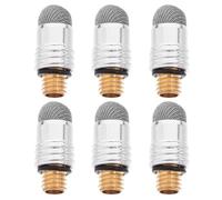 OHPHCALL 6pcs Stylus Pen Tips Replacement for Touch Devices and Smartphones, Fiber Material with M5 External Thread, Portable and Reliable Silver Stylus Pen Tip Set