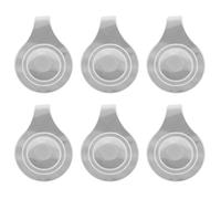 OHPHCALL 6Pcs White Magnetic Reflective Clips for Backpacks, Safety Reflectors for Running, School Bags and Outdoor Sports, Portable Night Visibility Clips