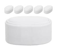 OHPHCALL 6pcs White Pu Leather Watch Pillow Inserts for Jewelry and Watch Display Soft Sponge Cushion Pads Maintaining Original Shine and Stand Organisers