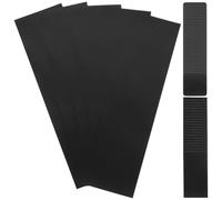 OHPHCALL 75pcs Anti Tarnish Squares Anti-Tarnish Stripe Black Paper Non-Abrasive Paper Prevent Oxidation Absorb Sulfide and Oxide for Ancient Coins Silver Storage