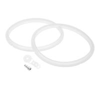 OHPHCALL 7pcs Pressure Cooker Sealing Ring and Float Valve Set, Universal Replacement Gasket for 5l 6l Electric Cooker, Rubber Pot Seal Accessories for Home Kitchen Use