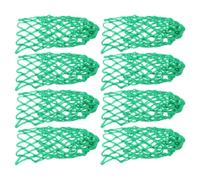 OHPHCALL 8pcs Green Nylon Mesh Billiard Table Pocket Bags with Hollow Woven Design and Closed End Structure Easy Installation Replacement for Club Billiard Tables for Training Sessions