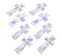 OHPHCALL 8pcs Magnetic Cross Bookmarks for Bible Study with Strong Magnetic Hold and Wear-Resistant Material, Elegant Craftsmanship for Church, School, and Reading Novels