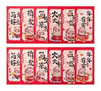 OHPHCALL 90Pcs 2026 Chinese New Year Red Envelopes for Lunar Spring Festival Money, Traditional Lucky Hong Bao Packets for Wedding Birthday Celebration
