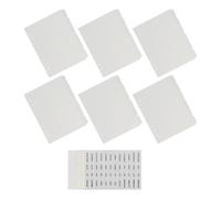 OHPHCALL A5 Pp Insertable Divider Set with 6 Index Tabs and 3 Monthly Sticker Sheets for Loose Leaf Binders and Planner Organizers